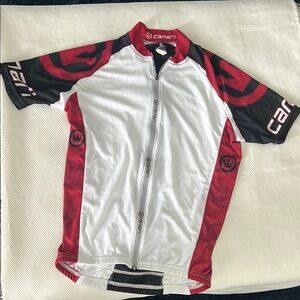 Women’s Canari Red and White Cycling Jersey